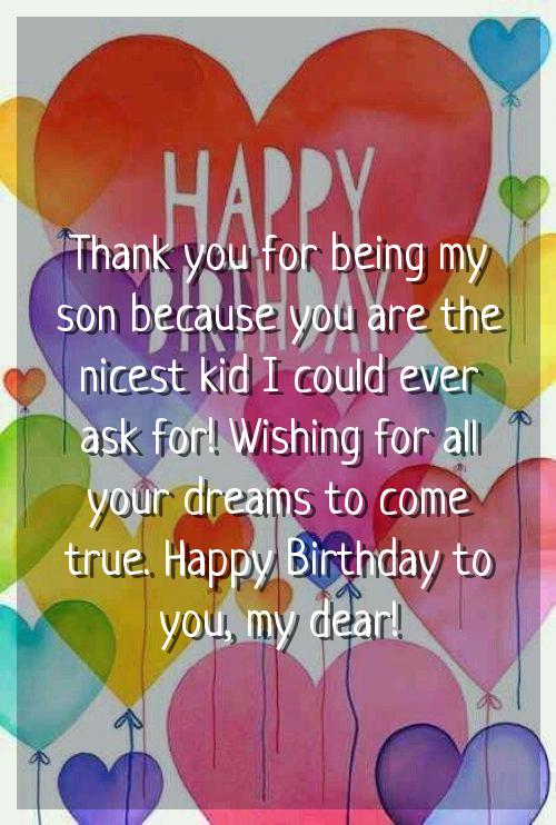 10th birthday wishes for son